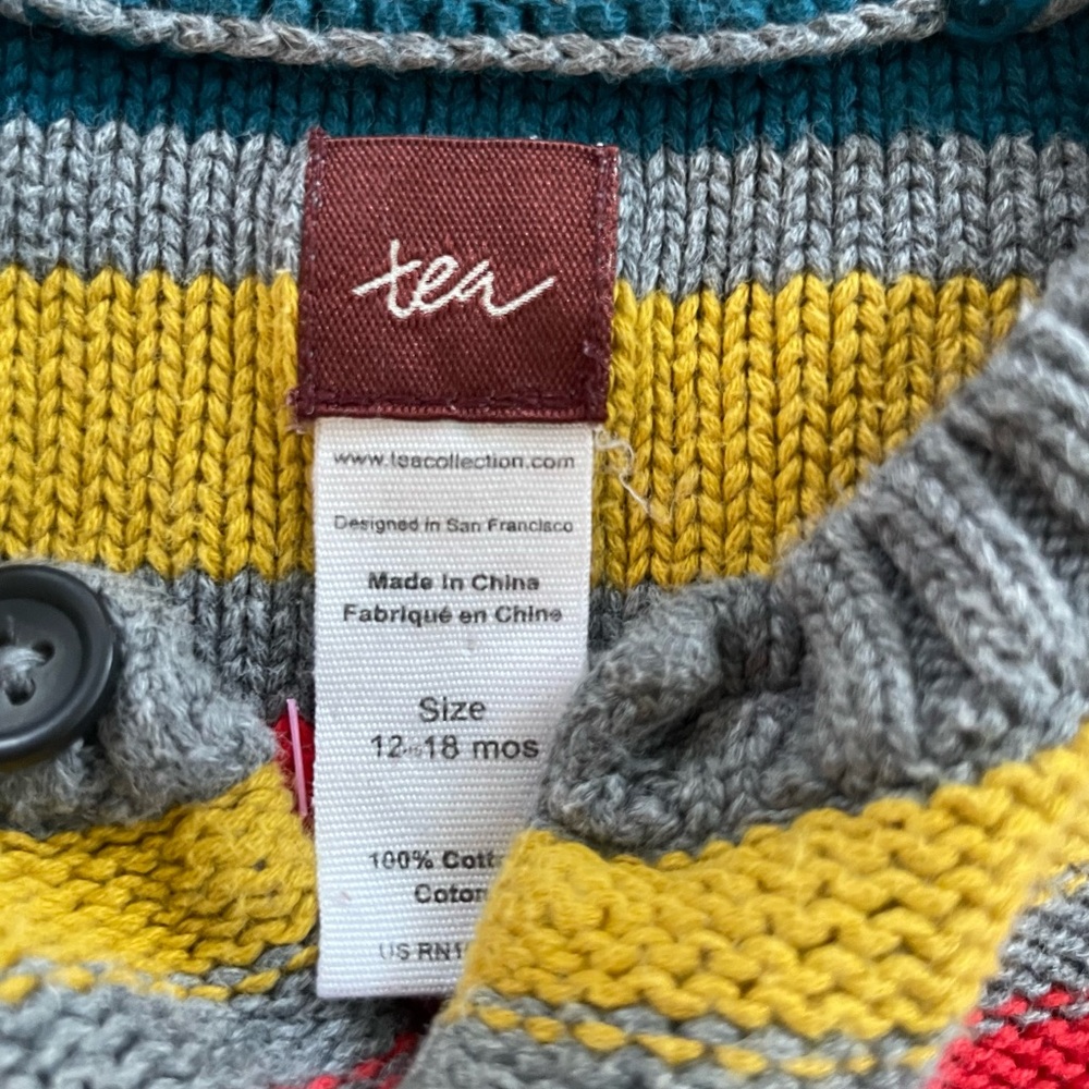 Tea Collection Multicolor Striped Sweater - Picture 2 of 3
